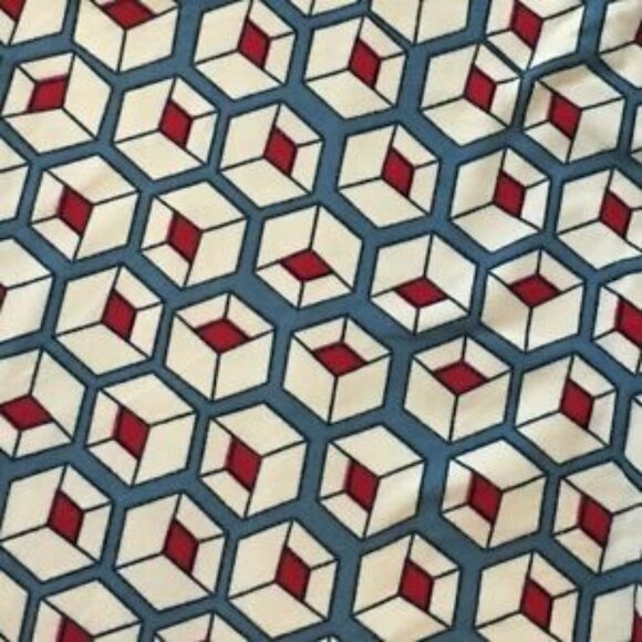 NWT LulaRoe TC Leggings July 4th Red White Blue Holiday boxes geometric LLR NEW - Picture 2 of 3